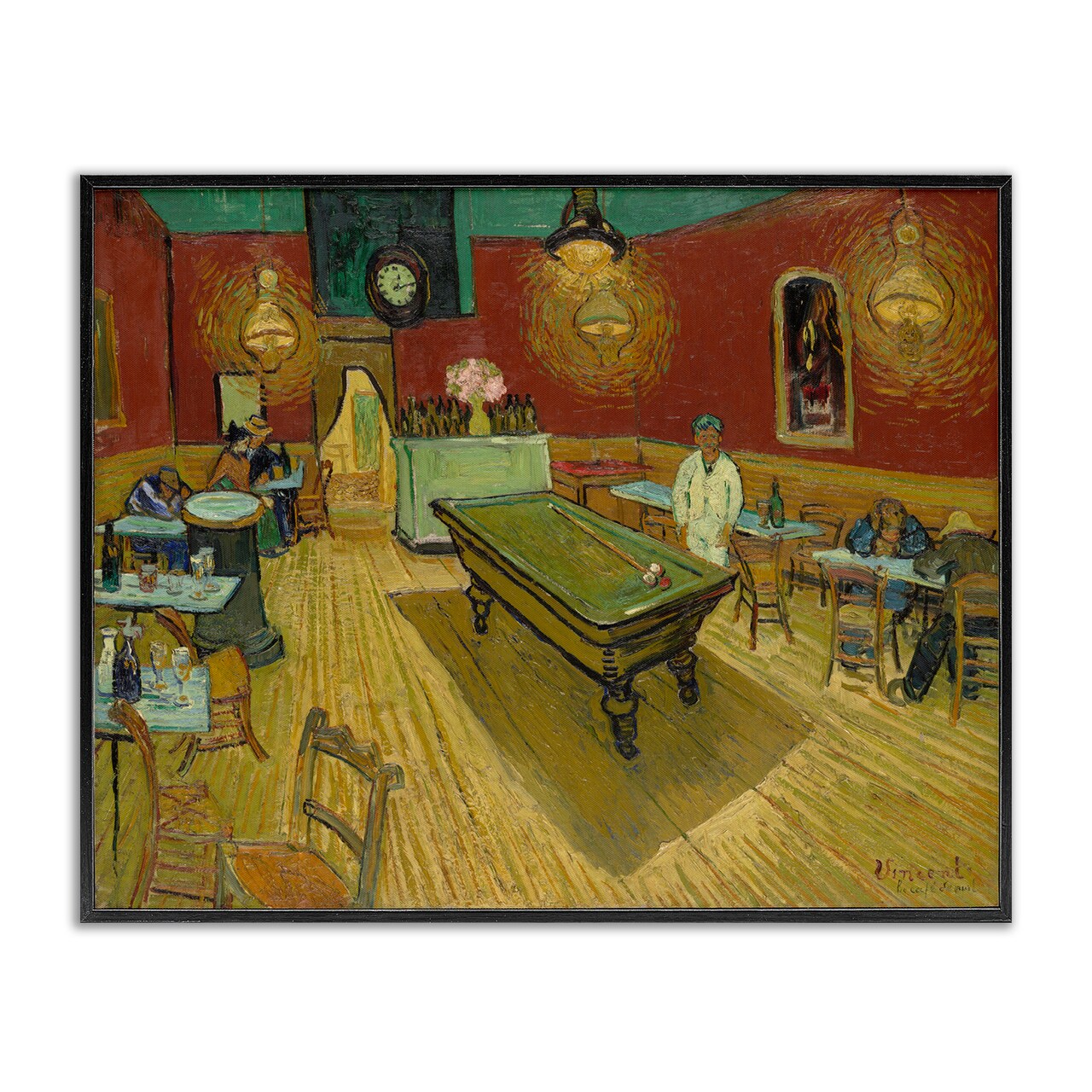 Stupell Industries Van Gogh The Night Café Framed Giclee Wall Art Design by one1000paintings